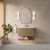 Allamari 36" Single Vanity, Dune Mist w/ 3 CM Siberian Silestone Top