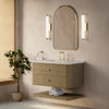 Allamari 36" Single Vanity, Dune Mist w/ 3 CM Siberian Silestone Top