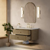 Allamari 36" Single Vanity, Dune Mist w/ 3 CM Siberian Silestone Top