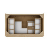 Allamari 36" Single Vanity, Dune Mist w/ 3 CM Siberian Silestone Top