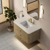 Allamari 36" Single Vanity, Dune Mist w/ 3 CM Siberian Silestone Top