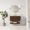 Allamari 36" Single Vanity, Sable w/ 3 CM Siberian Silestone Top