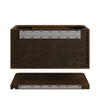Allamari 36" Single Vanity, Sable w/ 3 CM Siberian Silestone Top