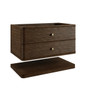 Allamari 36" Single Vanity, Sable w/ 3 CM Victorian Silver Silestone Top