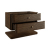Allamari 36" Single Vanity, Sable w/ 3 CM Victorian Silver Silestone Top