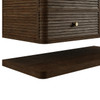 Allamari 48" Single Vanity, Sable w/ Single Hole 3 CM Victorian Silver Silestone Top
