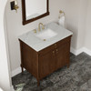 Kinnsden 36" Single Vanity, Sable Oak w/ 3 CM Ethereal Noctis Silestone Top