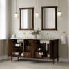 Kinnsden 72" Double Vanity, Sable Oak w/ 3 CM Lime Delight Silestone Top