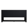 Lucian 72" Double Vanity, Carbon Oak