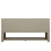 Lucian 72" Double Vanity, Pebble Oak
