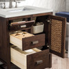 Addison 30" Single Vanity, Mid-Century Acacia w/ 3 CM Lime Delight Silestone Top