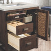Addison 30" Single Vanity, Mid-Century Acacia, w/ 3 CM Siberian Silestone Top