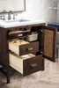 Addison 30" Single Vanity, Mid-Century Acacia w/ 3 CM White Zeus Silestone Top