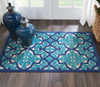 Nourison Aloha ALH14 Navy 2'8" x 4' Rectangle