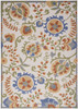 Nourison Aloha ALH17 Ivory Blue Area Rugs