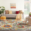 Nourison Aloha ALH17 Ivory Multicolor Area Rugs