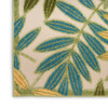 Nourison Aloha ALH18 Green Multicolor Area Rugs