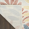 Nourison Aloha ALH18 Ivory Blue Area Rugs