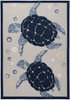 Nourison Aloha ALH27 Navy Blue Area Rugs