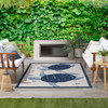 Nourison Aloha ALH27 Navy Blue Area Rugs