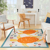 Nourison Aloha ALH27 Teal Multicolor Area Rugs