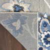 Nourison Aloha ALH31 Blue Grey Area Rugs