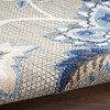 Nourison Aloha ALH31 Blue Grey Area Rugs
