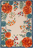 Nourison Aloha ALH32 Ivory Multicolor Area Rugs