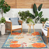 Nourison Aloha ALH32 Ivory Multicolor Area Rugs