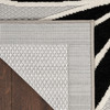 Nourison Aloha ALH33 Black White Area Rugs