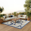 Nourison Aloha ALH33 Blue Grey Area Rugs