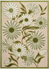 Nourison Aloha ALH33 Ivory Green Area Rugs