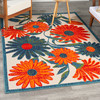 Nourison Aloha ALH33 Ivory Multicolor Area Rugs