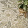 Nourison Aloha ALH33 Ivory Sage Area Rugs