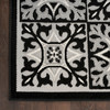 Nourison Aloha ALH34 Black White Area Rugs
