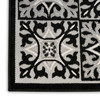 Nourison Aloha ALH34 Black White Area Rugs