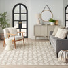 Nourison Aloha ALH35 Ivory Grey Area Rugs