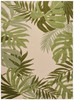 Nourison Aloha ALH40 Ivory Green Area Rugs