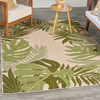 Nourison Aloha ALH40 Ivory Green Area Rugs
