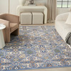 Nourison Allur ALR03 Light Blue Area Rugs