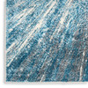 Nourison Ambiance AMI01 Blue Silver Area Rugs