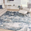 Nourison American Manor AMR03 Blue Ivory Area Rugs