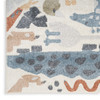 Nourison Astra Machine Washable ASW01 Ivory Area Rugs