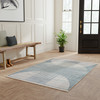 Nourison Astra Machine Washable ASW03 Blue Area Rugs
