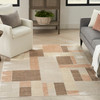 Nourison Astra Machine Washable ASW09 Beige Multicolor Area Rugs