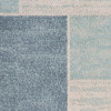 Nourison Astra Machine Washable ASW09 Blue Ivory Area Rugs
