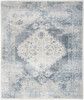 Nourison Astra Machine Washable ASW11 Blue Ivory Area Rugs