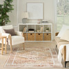 Nourison Astra Machine Washable ASW11 Rust Multicolor Area Rugs