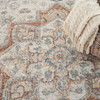 Nourison Astra Machine Washable ASW12 Grey Multicolor Area Rugs