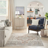 Nourison Astra Machine Washable ASW12 Grey Multicolor Area Rugs